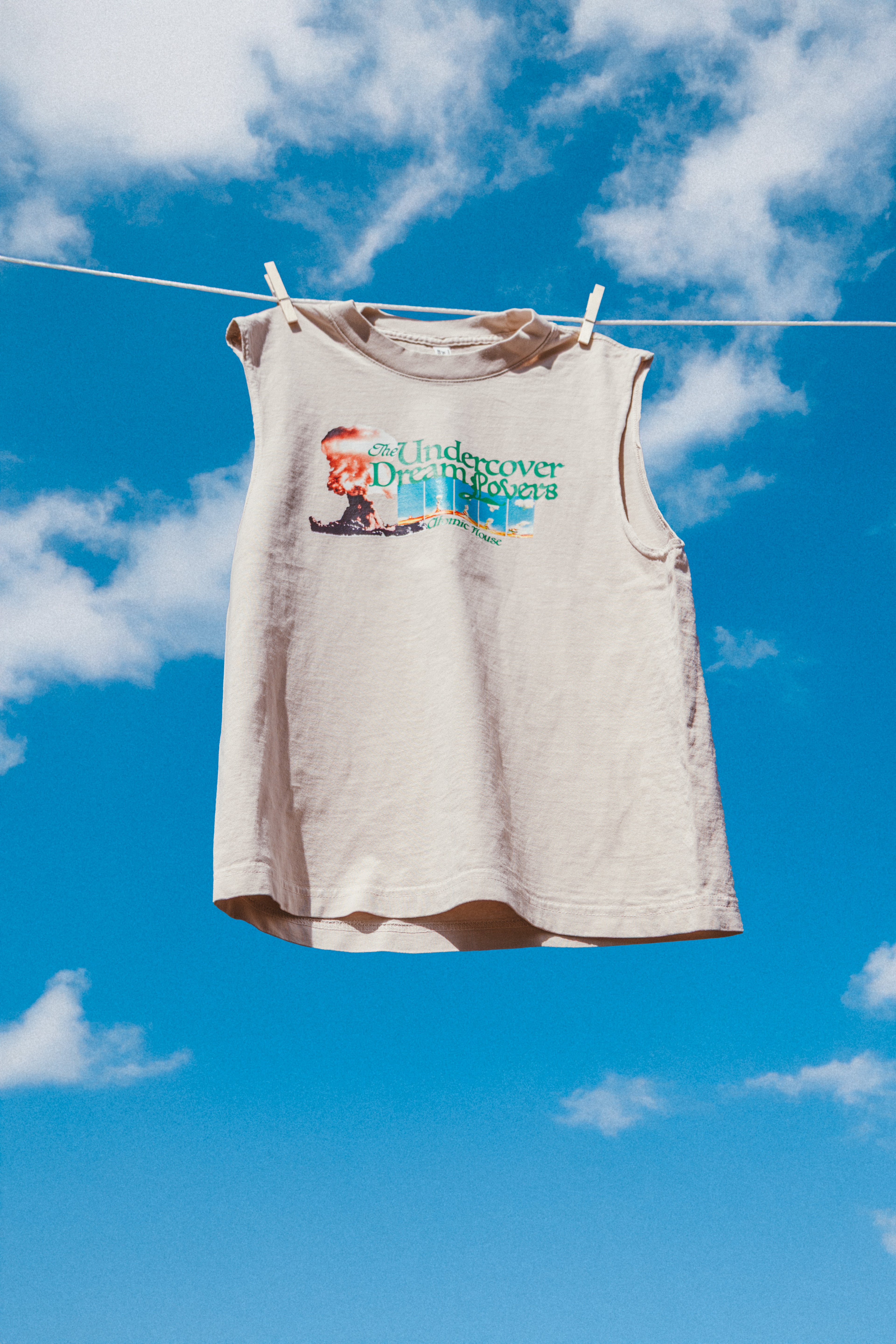 Atomic House Tan Graphic Tank